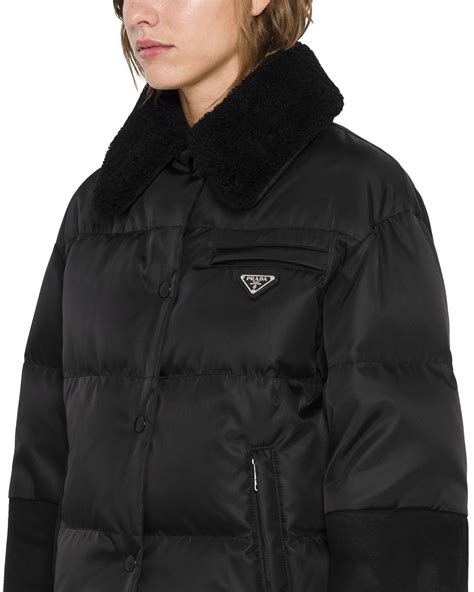 prada long puffer jacket